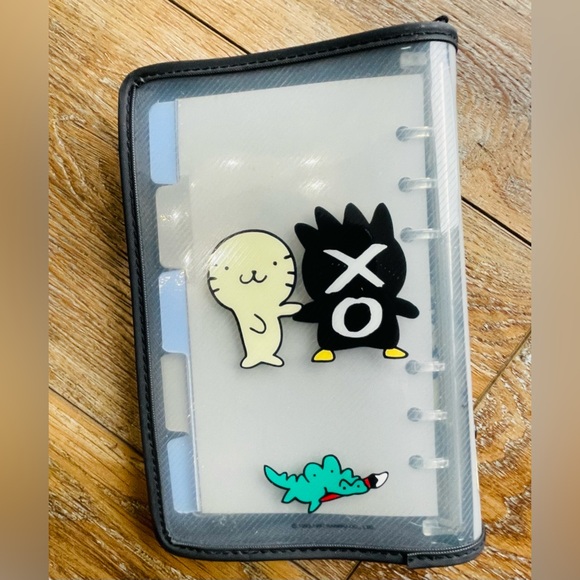 Vintage, 1997 Sanrio, Badtz Maru: Weekly Planner/Organizer w/zippered case - Picture 2 of 6